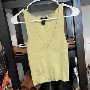 forever 21 sweater tank top